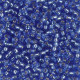 Miyuki seed beads 8/0 - Silverlined dark cornflower blue 8-2431